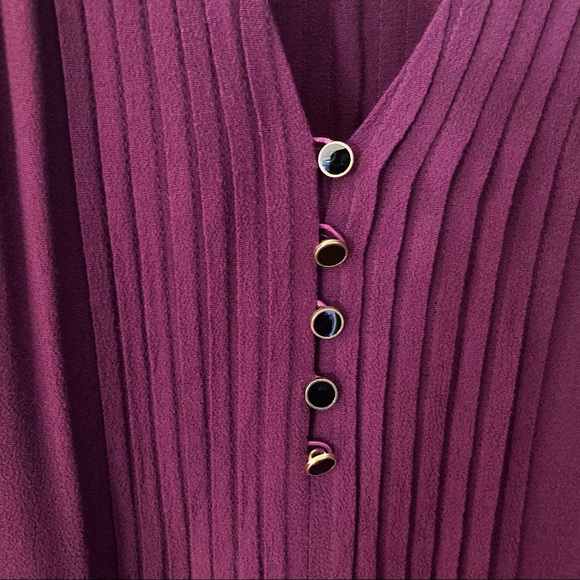 Anthropologie Maeve Plum Dress - Picture 5 of 6